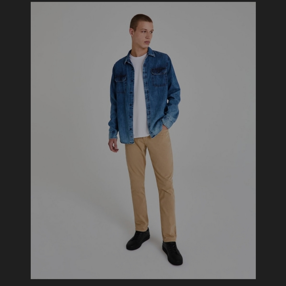 Ag Adriano Goldschmied the Everett pants slim straight beige